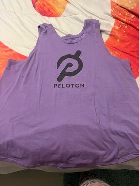 Peloton Purple Logo Tank